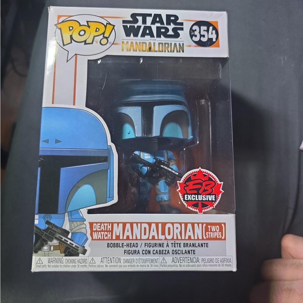 Funko Mandalorian Death Watch Pop Figure - Blue and Black